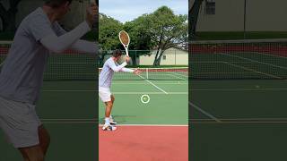 The Ball Determines Your Forehand Stance [upl. by Jehovah]