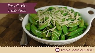 Easy Garlic Snap Peas [upl. by Sauer841]