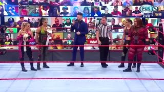 Natalya amp Tamina Vs Nia Jax amp Shayna Baszler Campeonatos en Parejas  WWE Raw 17052021 Español [upl. by Aniv]