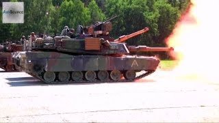 M1A2 Sep V2 Abrams Tanks Open Fire [upl. by Heer]