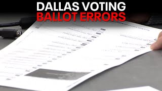 Dallas County ballot errors may have impacted Prop U vote [upl. by Lagiba]