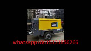 air compressor for drilling rockfall netting install [upl. by Emil550]