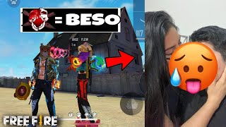 ANGE ME DA UN BESO POR CADA KILL QUE HAGA🥵 EN FREE FIRE😱 [upl. by Ajile]