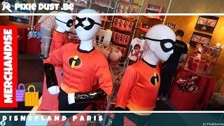 🛍Merchandise quotThe Incrediblesquot at Disneyland Paris 2018 [upl. by Joanie495]