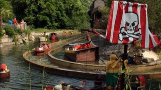 PIRATE FALLS  HD FULL POV  ON RIDE  LEGOLAND WINDSOR  FLUME 010812 [upl. by Arraeis]