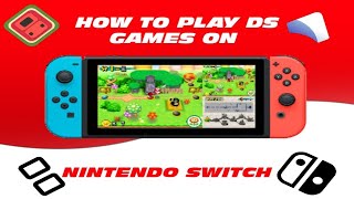 How to play DS games on Nintendo Switch Melon DS Atmosphere 1321 [upl. by Ihsorih]