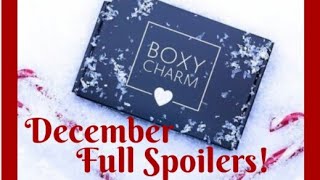 Boxycharm December 2017 Full Spoiler [upl. by Oetomit]