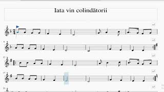 RO Partitura  Iata vin colindatorii [upl. by Arni]