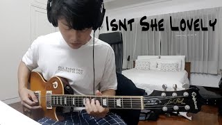 Isnt She Lovely  Guitar Improvisation [upl. by Nertie]