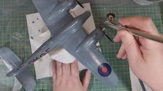 Basic Tutorial for applying a Gloss Varnish Clear coat for Models using an Airbrush Tamiya X22 MLT [upl. by Shuma406]