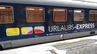 St Anton am Arlberg⛷️Urlaubs Express⛷️UEX bei Ankunft aus HamburgAltona m Taurus 182 519 [upl. by Pena]