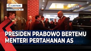 Presiden Prabowo Bertemu Menteri Pertahanan AS [upl. by Dobb]