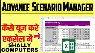 Mastering Excels Scenario Manager StepbyStep Guide for Effective Data Analysis 2024 [upl. by Charita626]