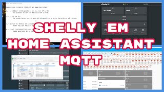 Domótica Barata ShellyEM Integración en Home Assistant con MQTT 4K [upl. by Elyk83]