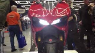 Ducati 1199 Panigale  headlight taillights and instrumen [upl. by Ennayr]