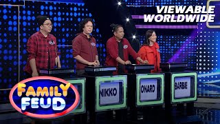 Family Feud TEAM BARBIE ALMALBIS RUMESBAK SA FINAL ROUND Episode 418 [upl. by Mateusz714]