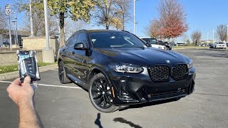 2024 BMW X4 xDrive30i Start Up Test Drive Walkaround POV and Review [upl. by Allyce]