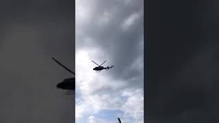 Bell 412 Helicopter sound Bell 412 flyby [upl. by Aitat143]