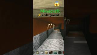 Underground castle minecraft craft ☄️ [upl. by Annonyw]