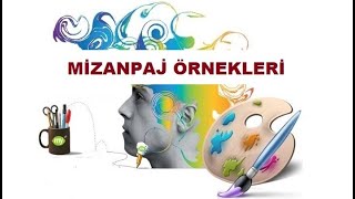 Mizanpaj Örnekleri [upl. by Pate498]