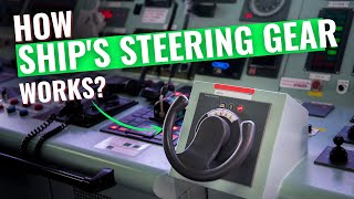 How Ship Steering Works Hydraulic Steering System [upl. by Roderica923]