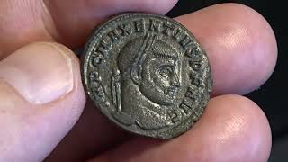 Maxentius follis RIC 208 [upl. by Suoinuj]