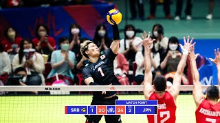 Yuji Nishida Dominated Against Serbia in Volleyball Nations League 2023 [upl. by Nimsay]