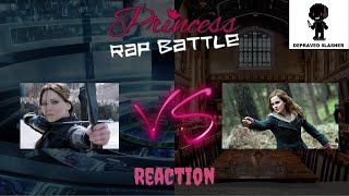 WINGARDIUM LEVIOSA  Princess Rap Battles  Katniss Vs Hermione REACTION [upl. by Irrem]