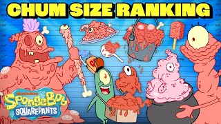 Every Item on the Chum Bucket Menu Ranked By SIZE🍴 SpongeBob [upl. by Isabelle]