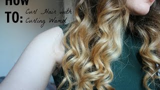 How To Curl Hair with Babyliss Curling Wand  Alex Armstrong [upl. by Elwood]