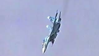 Ukrainian SU27 Jet Crash [upl. by Ecnarf638]