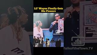 Lil’ Wayne Finally Gets His Flowers 💐 Listen to his heartfelt Speech lilwayne superbowl shorts [upl. by Novelia]