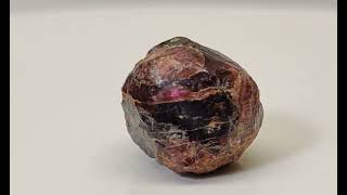 Garnet var Almandine crystal with crimson tint when exposed to light 1 [upl. by Vince415]