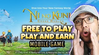 Ni No Kuni Cross Worlds Free to Play x Play and Earn Mobile NFT Game  Soral Trading [upl. by Fellows]