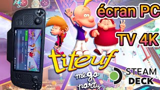 Gameplay test Steam Deck Titeuf Mega Party [upl. by Gipson]