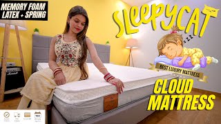 SleepyCat Cloud Mattress Review  Best Mattress In India Review  Spring Latex mattress Review 2024 [upl. by Frants]