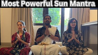 Surya Upanishad Atharva Veda  Vinnith Kum Shravanthi amp Kum Sukrita  Powerful Surya Mantra [upl. by Adnhoj]