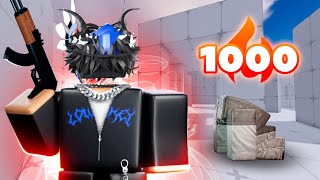 I ended a 1000 WIN STREAK in ROBLOX RIVALS [upl. by Leirud]