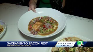 FarmtoFork Friday See Chicha Peruvian Kitchens baconinspired dishes [upl. by Xel]