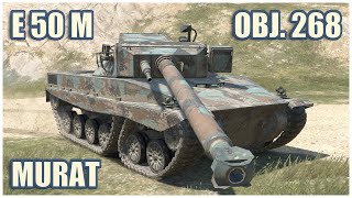 Projet Murat E 50 M amp Object 268 • WoT Blitz Gameplay [upl. by Enaled865]