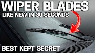 How to Make Windshield Wiper Blades Like NEW in 30 Seconds [upl. by Leonor599]