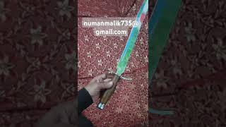 Custom handmade mirror Polish combat sword for sale swordmaking knifeskills [upl. by Alat]