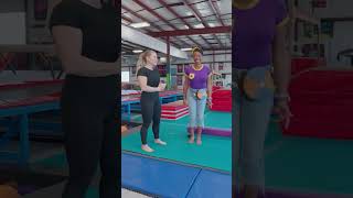 Meekah Learns Trampoline Gymnastics Tricks  Meekah  Blippi  gymnastics routine [upl. by Adidnere]