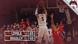 Loyola vs Bradley  Mens Basketball MVC Tournament Second Round [upl. by Bay]