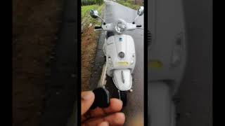 Vespa VXL 125 driving in monsoons Jasmine 🌼 [upl. by Gebhardt240]