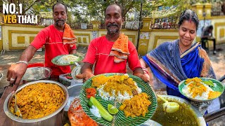 Unlimited Veg Thali Of Bhubaneswar  Dalma Rice with 3 Type Curry  60₹ Only  Odisha  Street Food [upl. by Timothee]