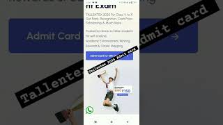 Tallentex 2025 admit card how to register download music song admit tallentex [upl. by Maura]