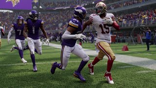 San Francisco 49ers vs Minnesota Vikings  NFL Week 2 2024 Full Game Highlights Madden 25 Sim [upl. by Wasserman664]