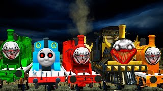 Mutant Thomas VS Percy The Tank Engine vs Belle The Tank EngineJames The Tank Engine Thomas Train [upl. by Rexford]