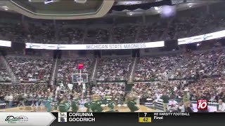 Michigan State mens and womens basketball CELEBRATES MSU Madness at a PACKED Breslin [upl. by Ilaire]